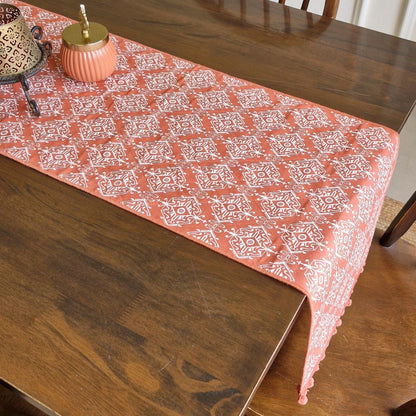 Agra Red Reversible Runner