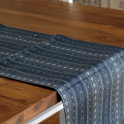 Woven Aegean Blue Runner