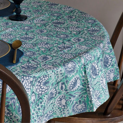 Tranquil Teal Tablecloth
