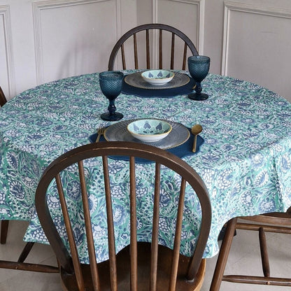 Tranquil Teal Tablecloth