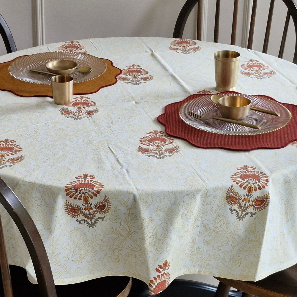 Tangerine Tablecloth