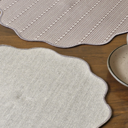 Woven Winter Grey Placemats