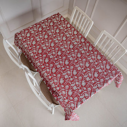 All Over Red Tablecloth