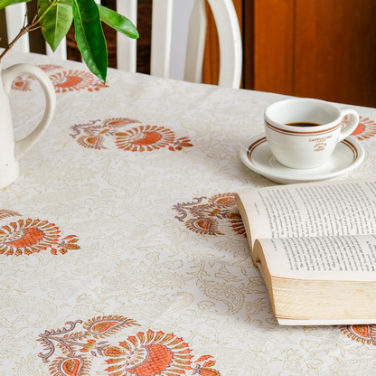 Tangerine Tablecloth