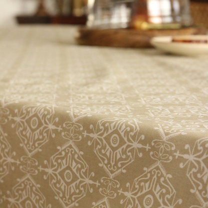 Dholpur Beige Tablecloth