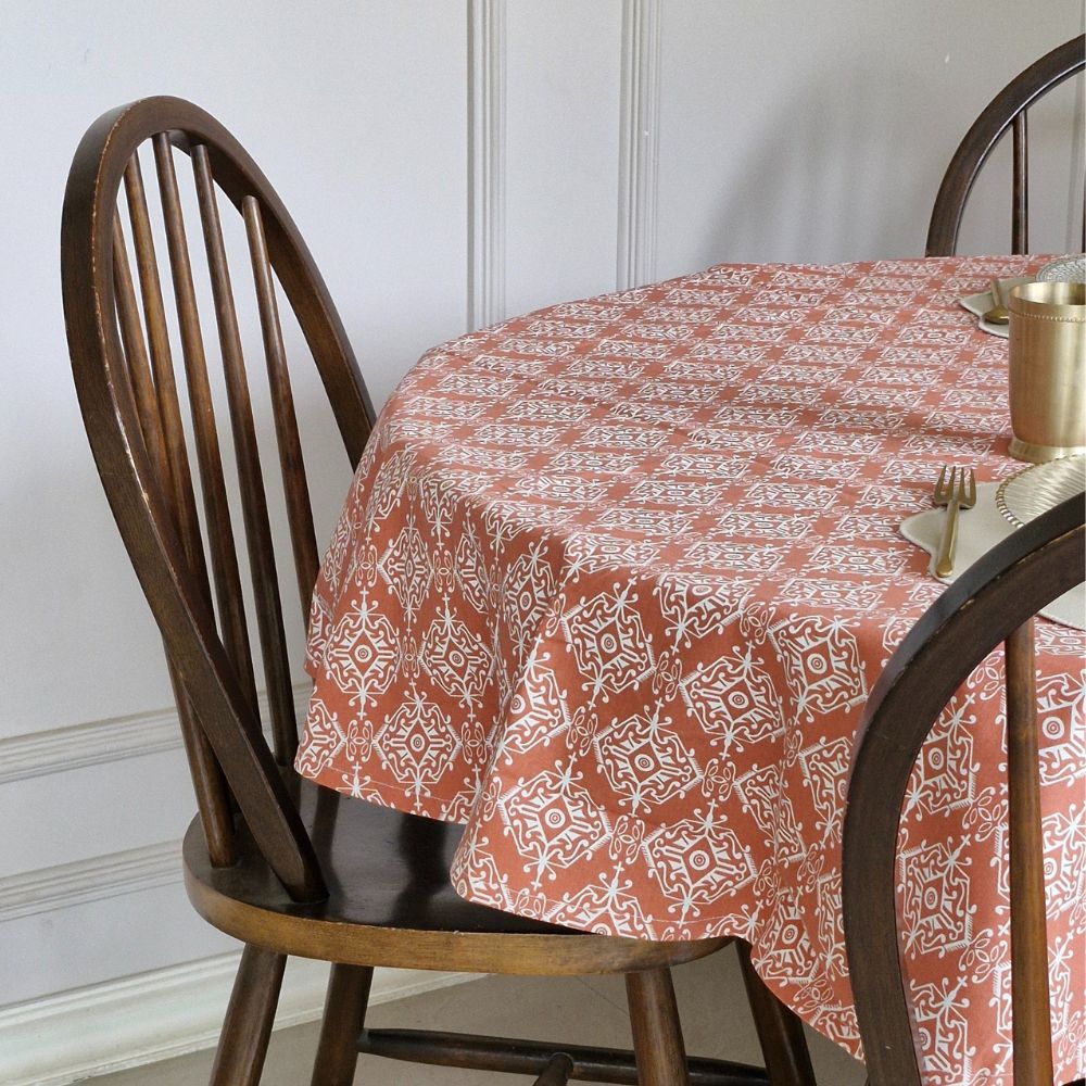 Agra Red Tablecloth Agra Red