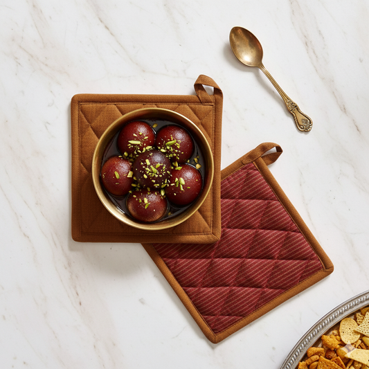 Wipeable & Reversible Pot Holder - Serene Sunset