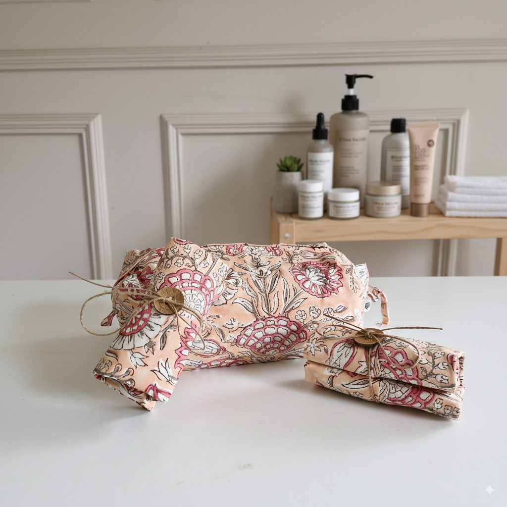 Tuck & Go Pouch - Blushing Meadows