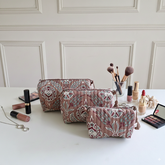 Quilted Pouches - Sweet Onion
