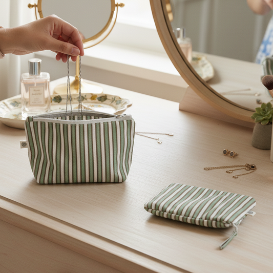 Handy Zip Pouches - Sage Mirage