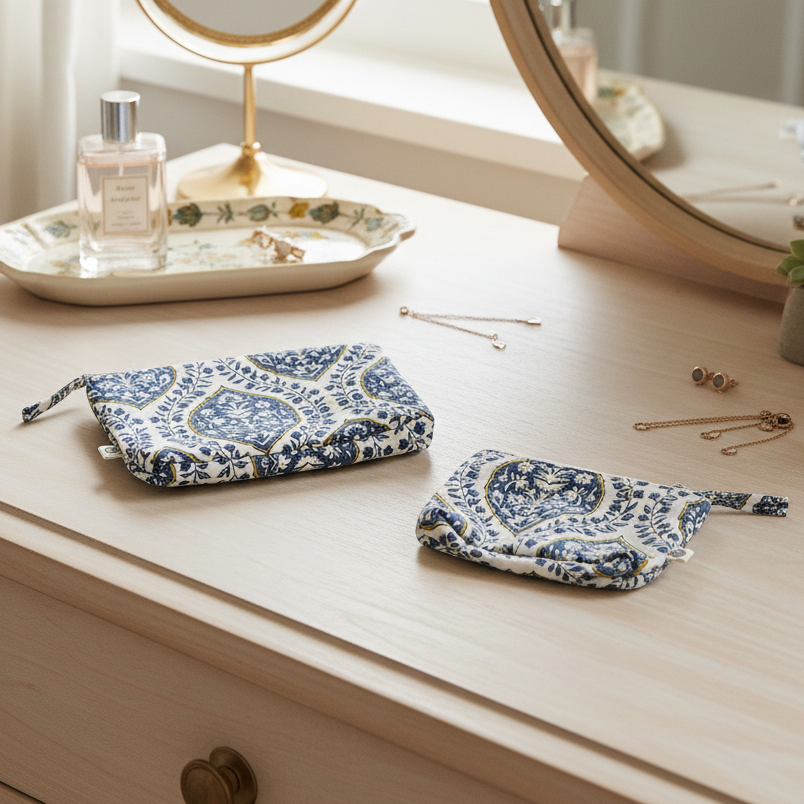 Handy Zip Pouches - Morning Dew