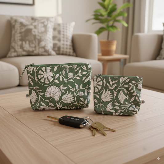 Handy Zip Pouches - Forest Pine