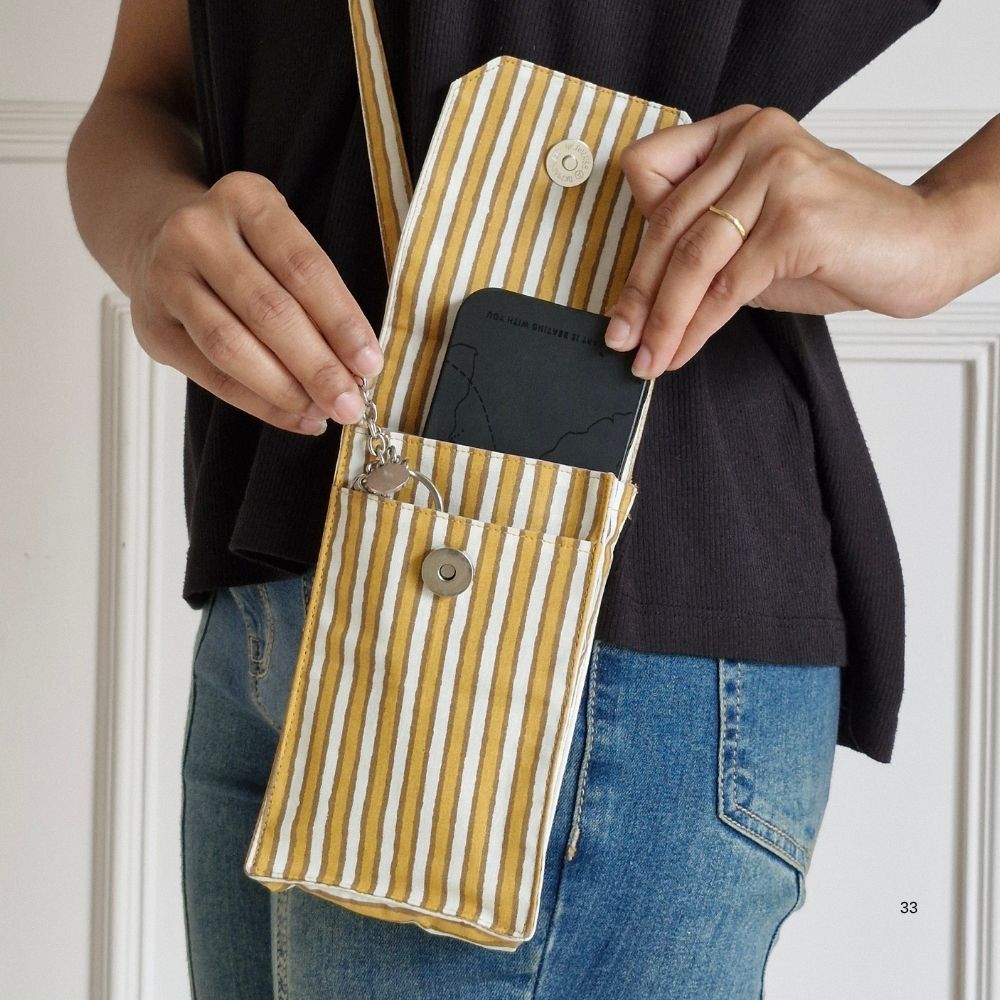 Ochre MIrage Mobile Pouch