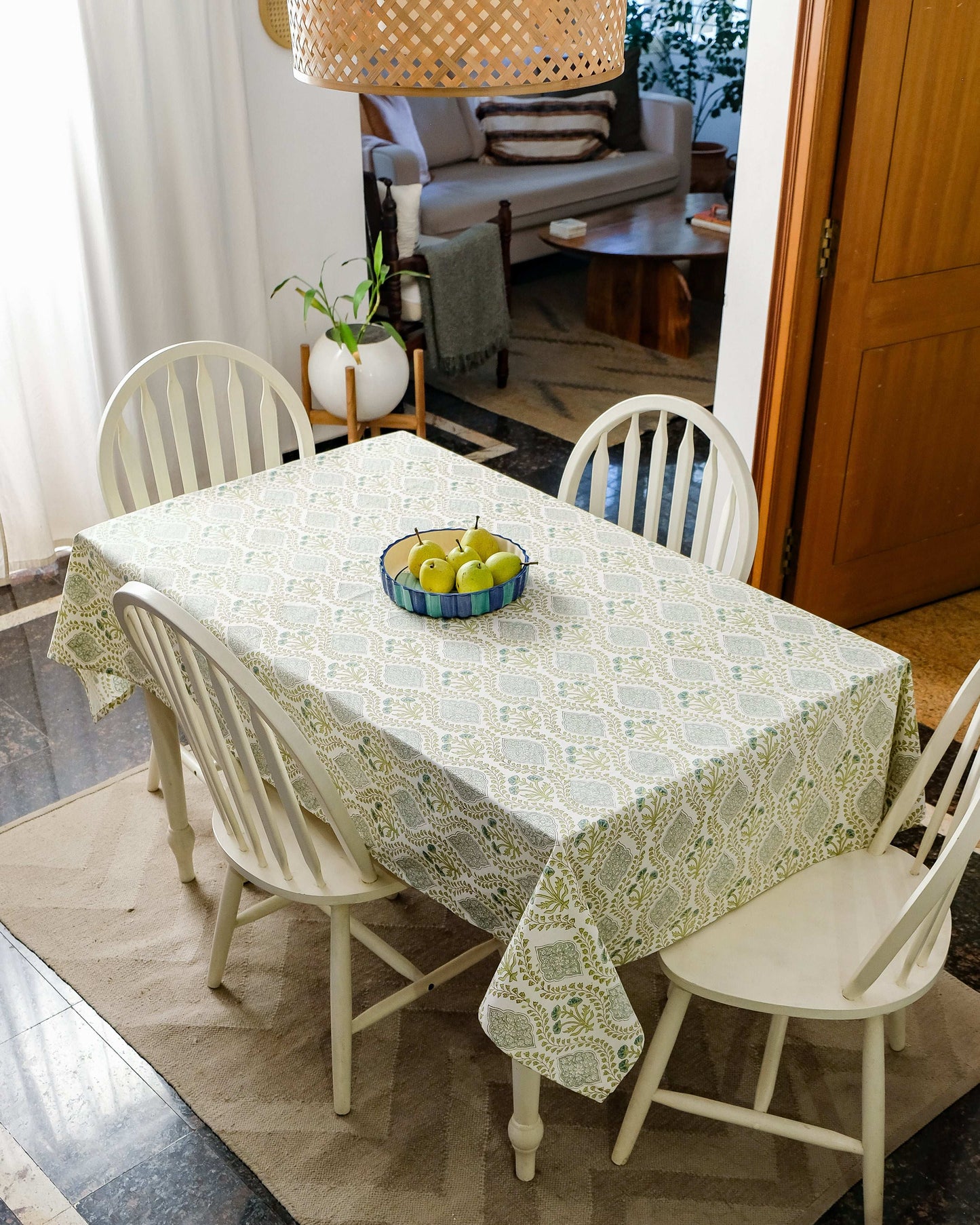 Morning Dew Tablecloth + Riverside Tablecloth Combo