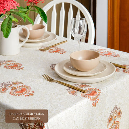Tangerine Tablecloth