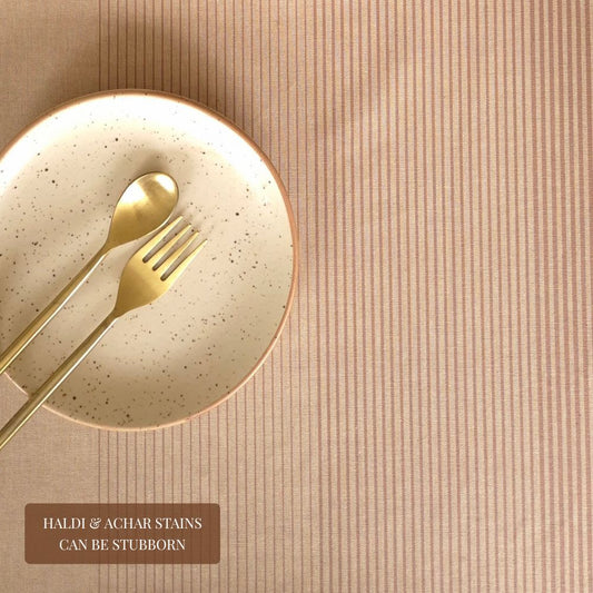 Cinnamon Cream Tablecloth