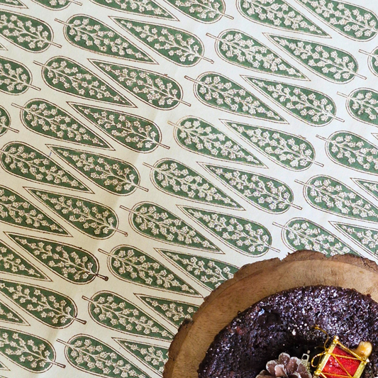 Frosted Cypress Tablecloth