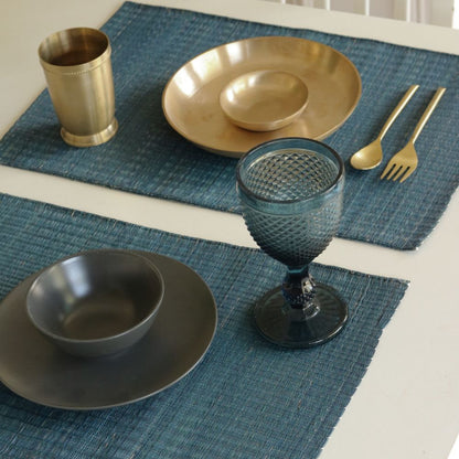 Masland Handwoven Madur Reed Placemats Blue