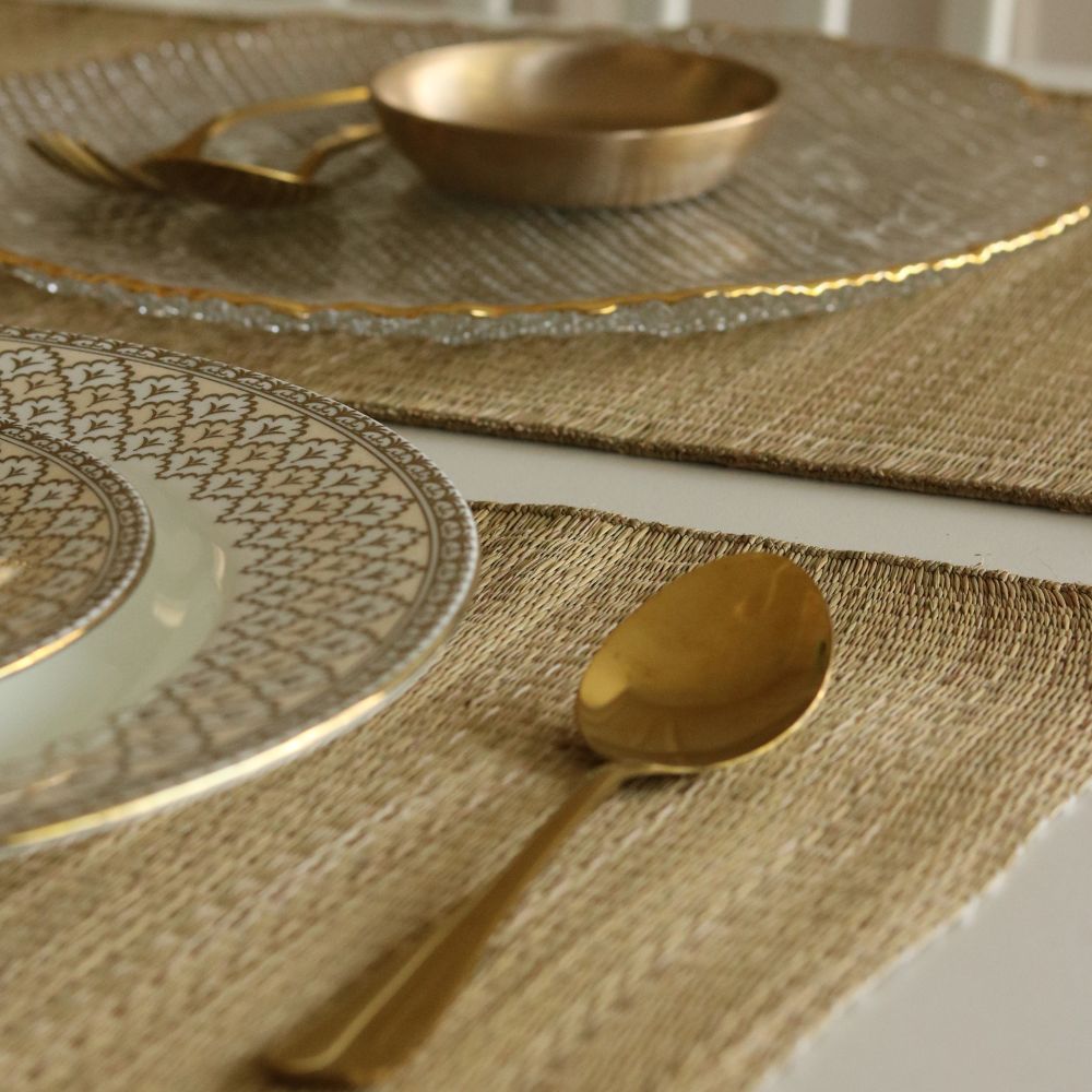 Masland Handwoven Madur Reed Placemats - Beige
