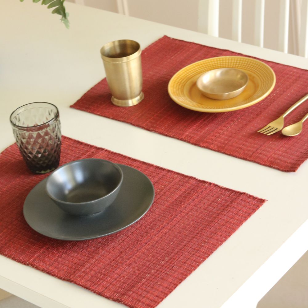 Masland Handwoven Madur Reed Placemats