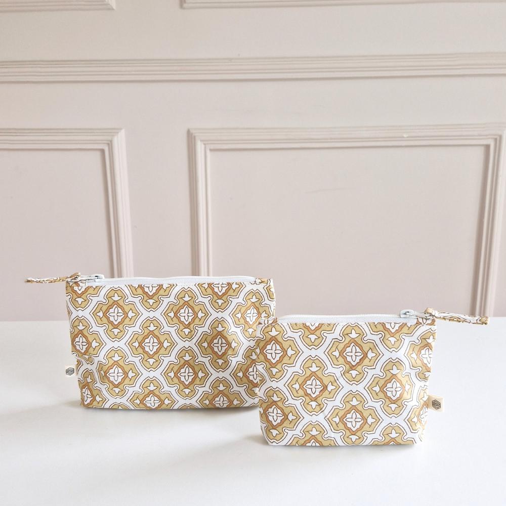 Handy Zip Pouches - Chai & Toast