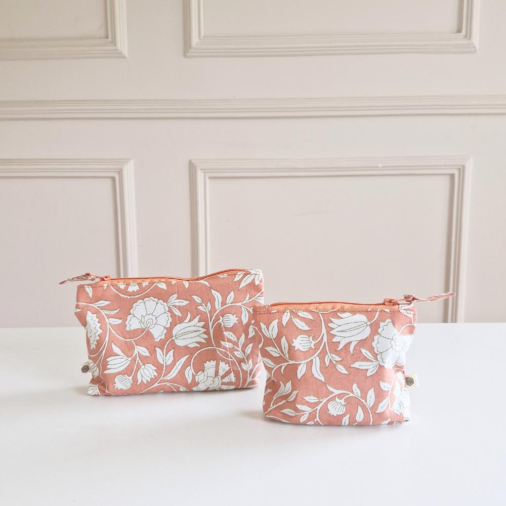 Handy Zip Pouches - Dusty Rose