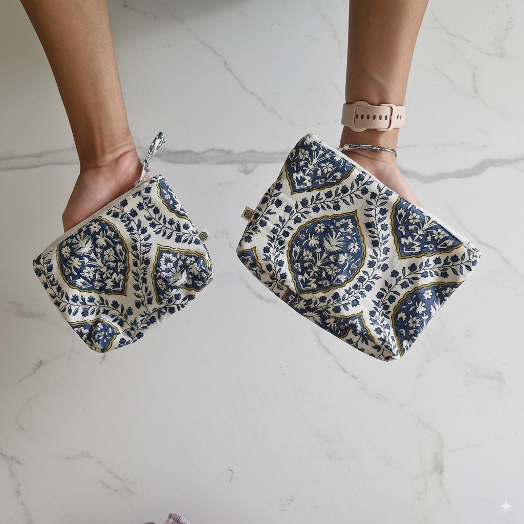Handy Zip Pouches - Morning Dew