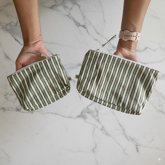 Handy Zip Pouches - Sage Mirage
