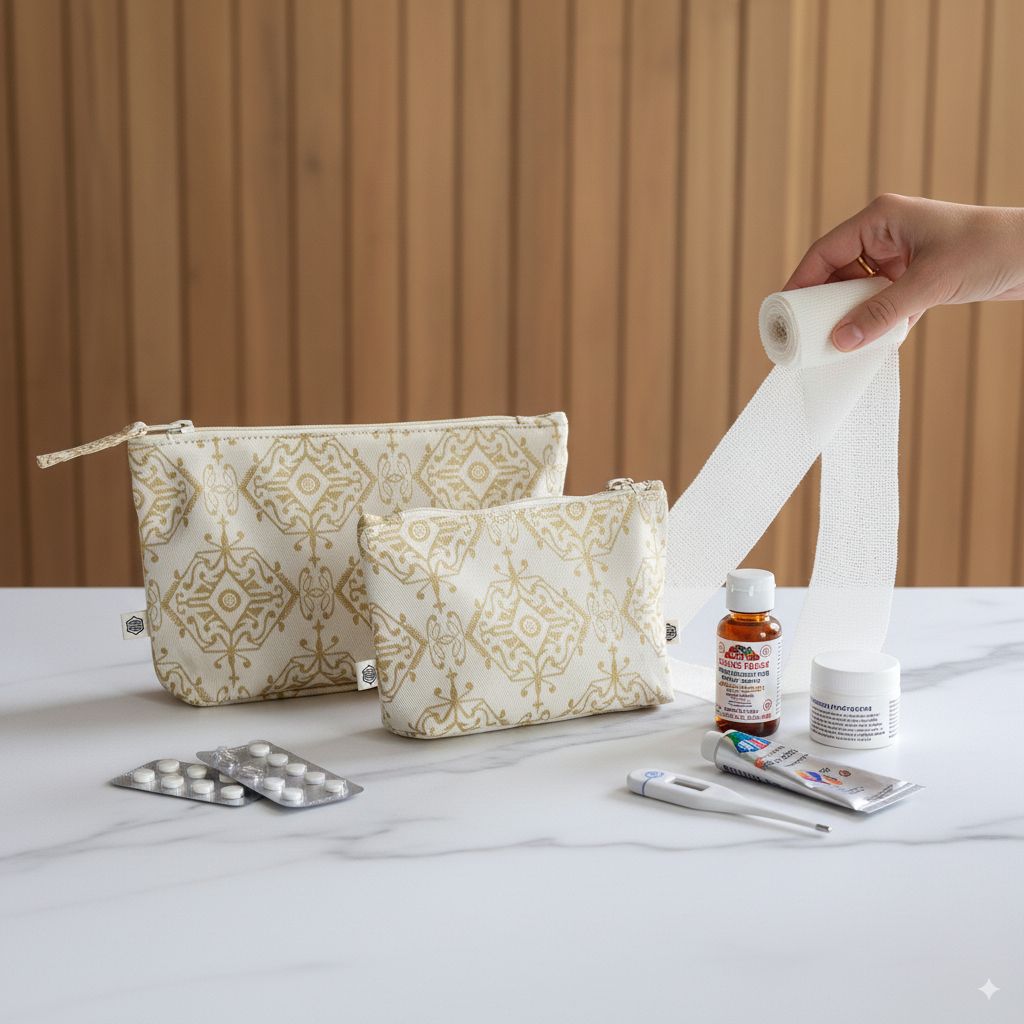 Handy Zip Pouches - Golden Citrine