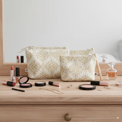 Handy Zip Pouches - Golden Citrine