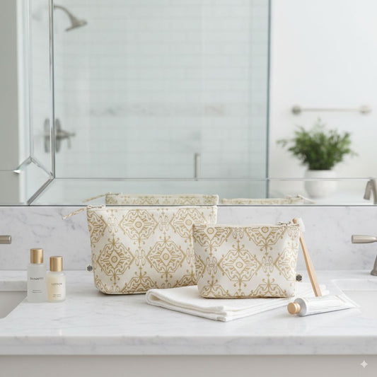 Handy Zip Pouches - Golden Citrine