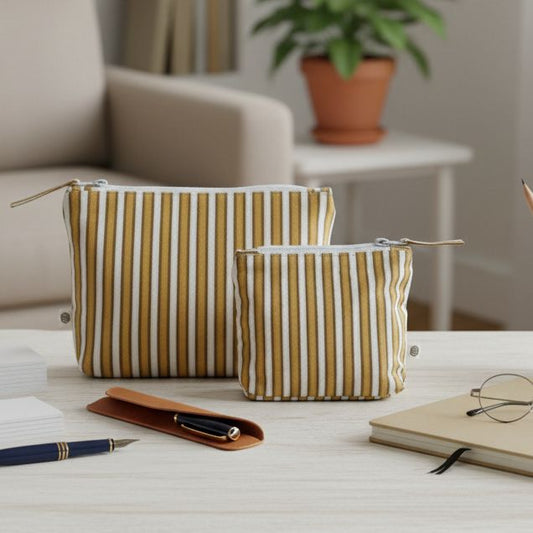 Handy Zip Pouches - Ochre Mirage