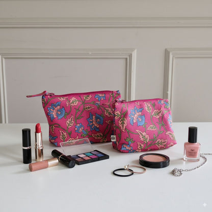 Handy Zip Pouches - Royal Fuschia