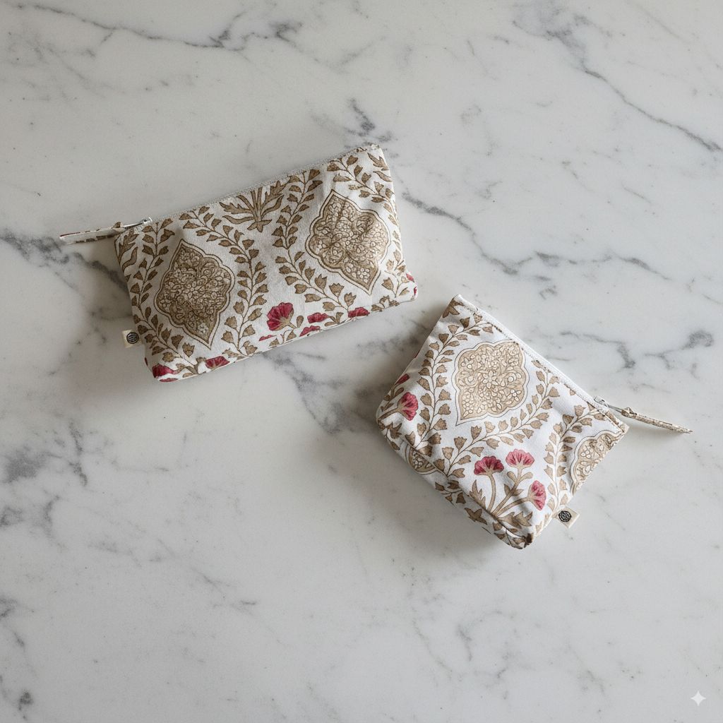 Handy Zip Pouches - Sweet Almond