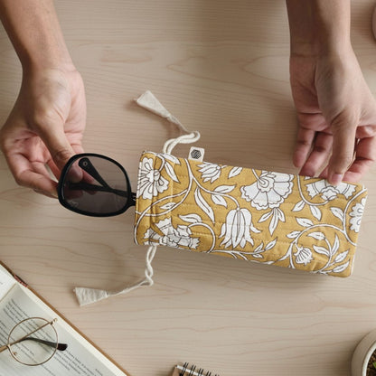 Optical Pouch - Mustard Fields