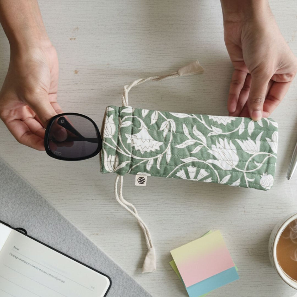 Water-Resistant Cotton Optical Pouches | The Yard House