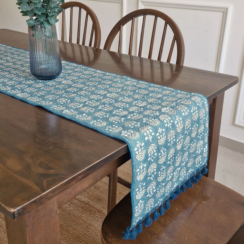Wipeable & Reversible Cotton Table Runners | The Yard House