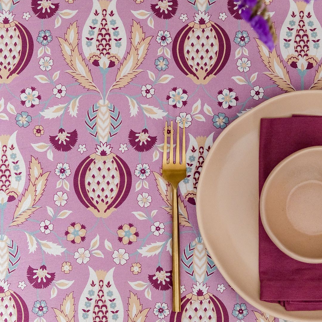 Rosewater & Chestnut Tablecloth