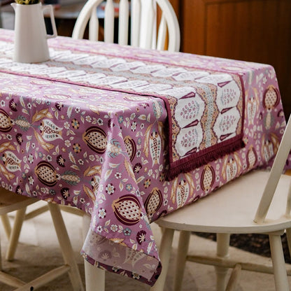 Rosewater & Chestnut Tablecloth