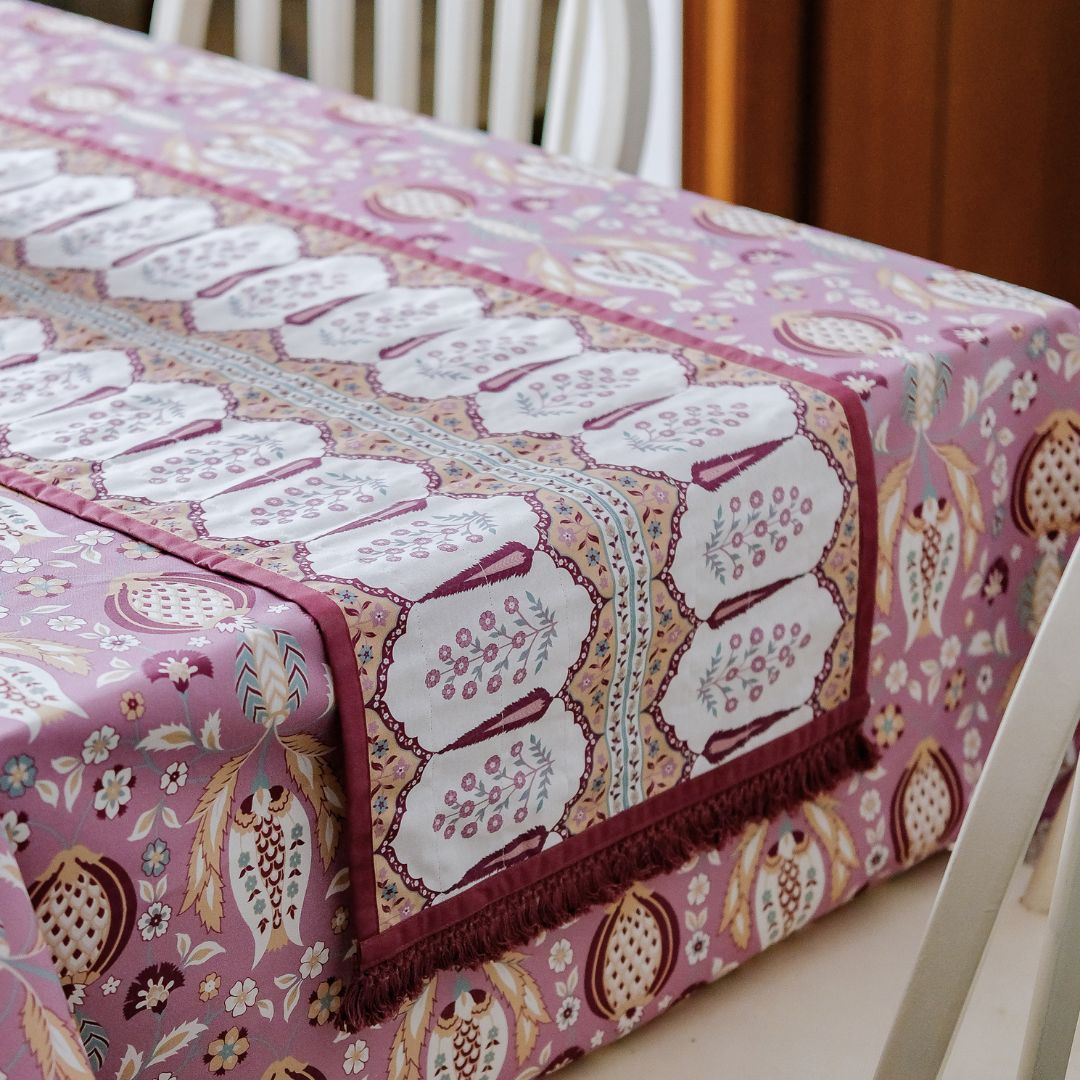 Rosewater & Chestnut Tablecloth