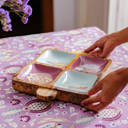 Rosewater & Chestnut Wooden Platter