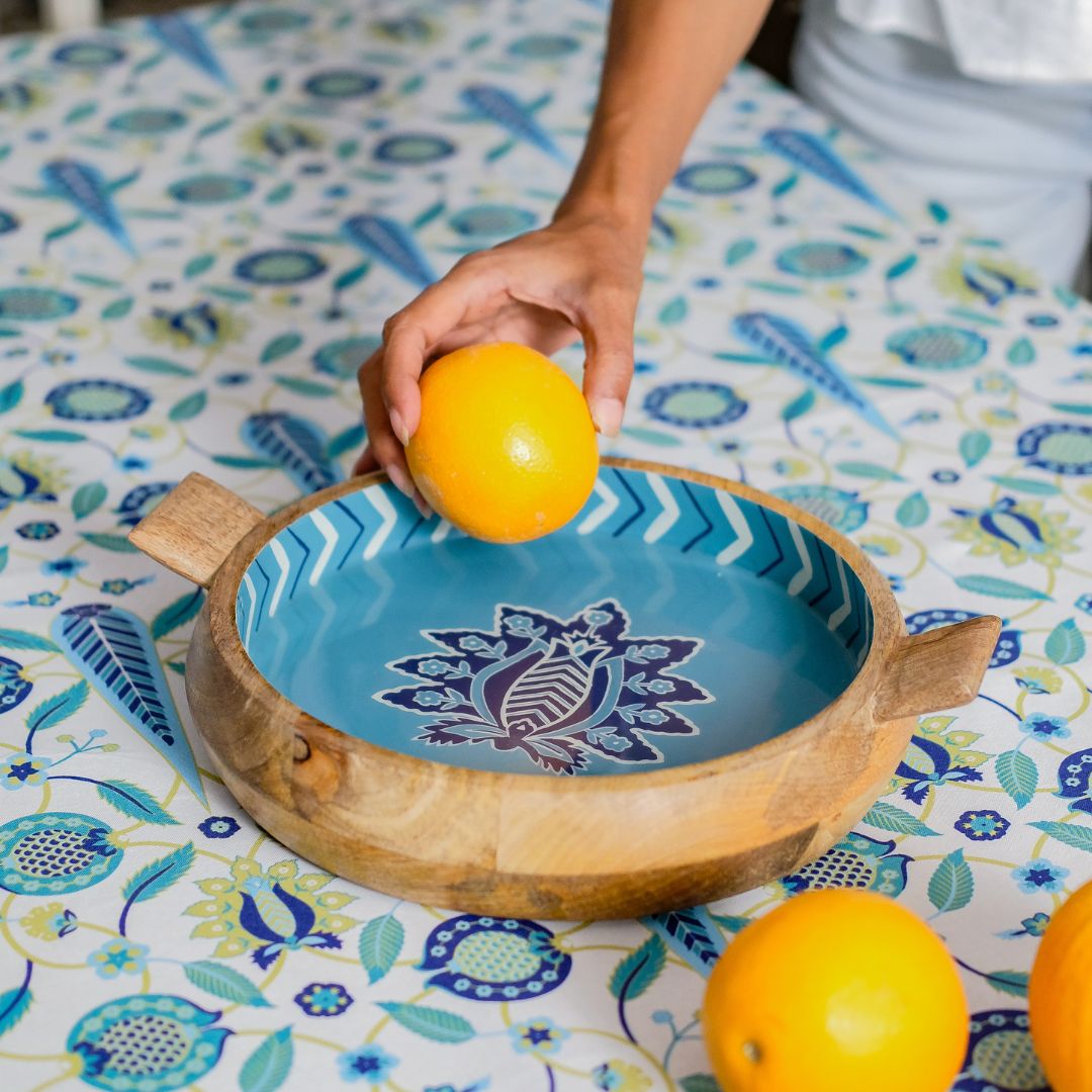 Garden Of Amalfi Wooden Bowl