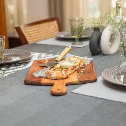 Dark Slate Tablecloth by The Yard House in dark grey, available in rectangle (48”x72”), square (60”x60”), and round (60”) ...