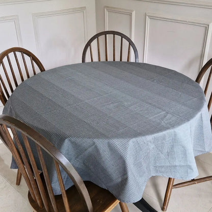 Dark Slate Tablecloth by The Yard House in dark grey, available in rectangle (48”x72”), square (60”x60”), and round (60”) ...