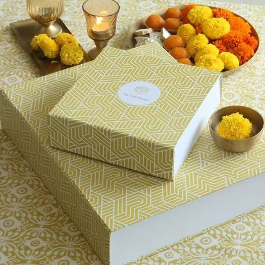 Large Hamper Gift Box from The Yard House, beautifully arranged in a colorful design, perfect for thoughtful gifting.