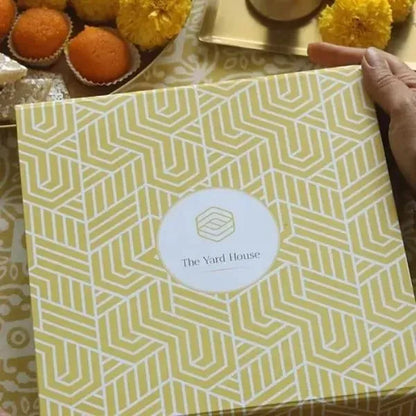 Large Hamper Gift Boxes from The Yard House, featuring a stylish design, measuring 16"x13"x3", perfect for gifting.