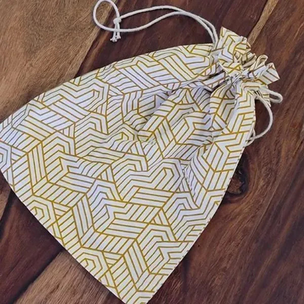 Beige Pot Holder (Trivet) Bag by The Yard House, rectangular 12" x 10", perfect for kitchen essentials and gift bags.
