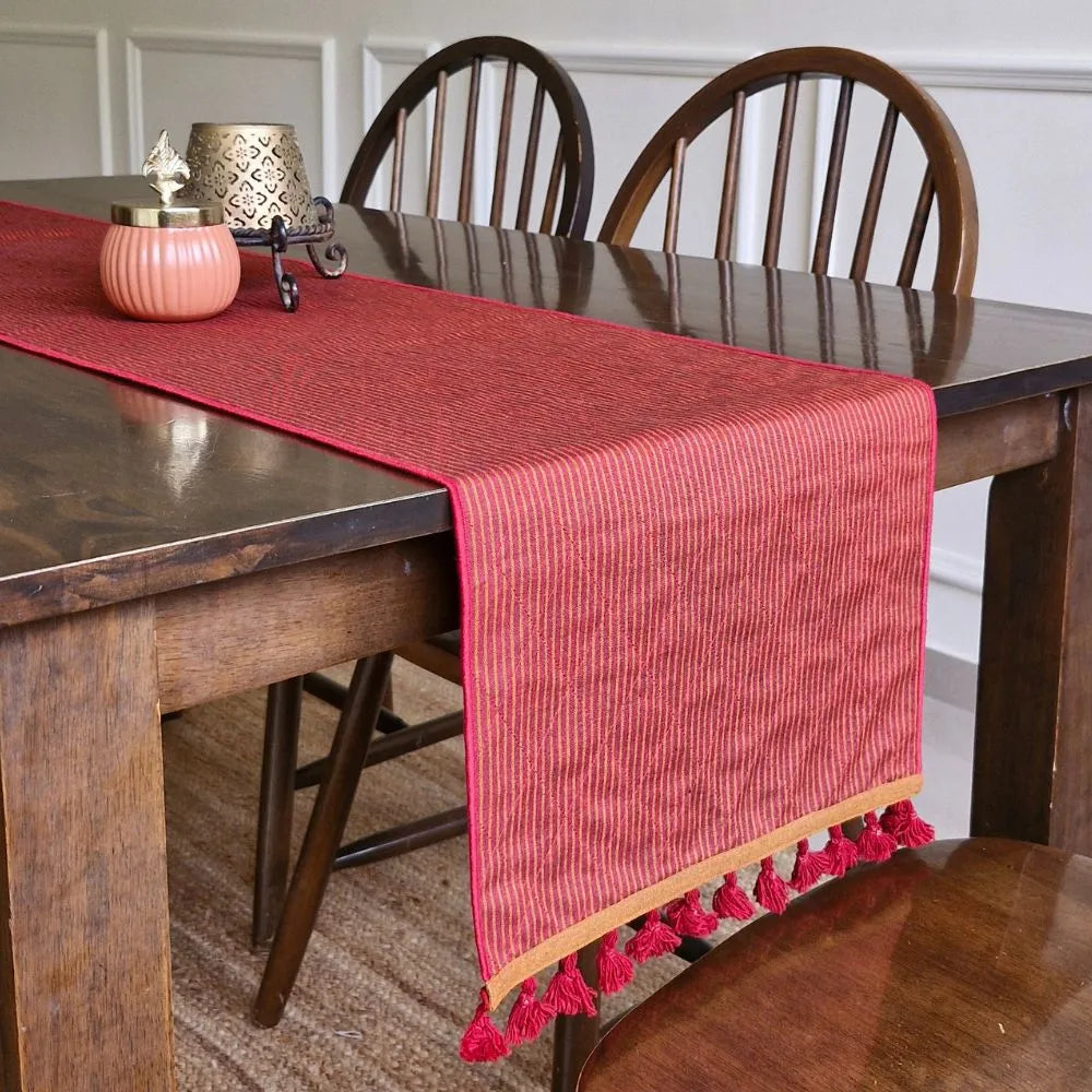 Serene Sunset Reversible Runner by The Yard House, featuring abstract geometric patterns in neutral tones, available in 4,...