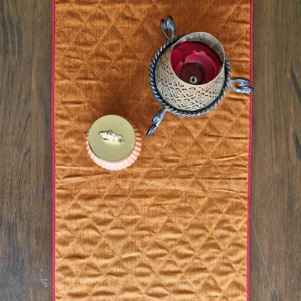 Serene Sunset Reversible Runner by The Yard House, featuring abstract geometric patterns in neutral tones, available in 4,...