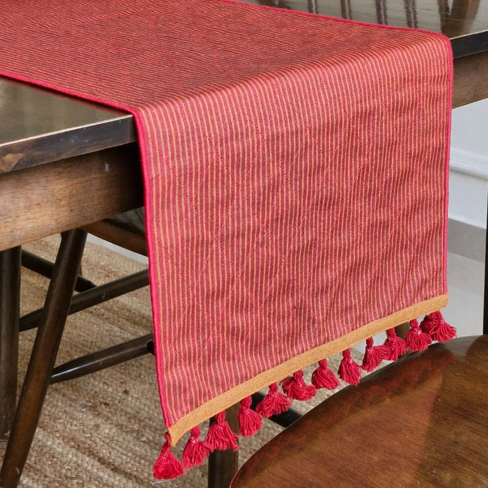 Serene Sunset Reversible Runner by The Yard House, featuring abstract geometric patterns in neutral tones, available in 4,...